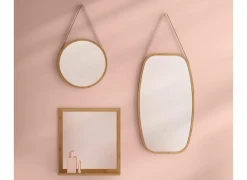 Spiegel 45x77cm - bamboe & glas - naturel- Spiegels|Spiegels