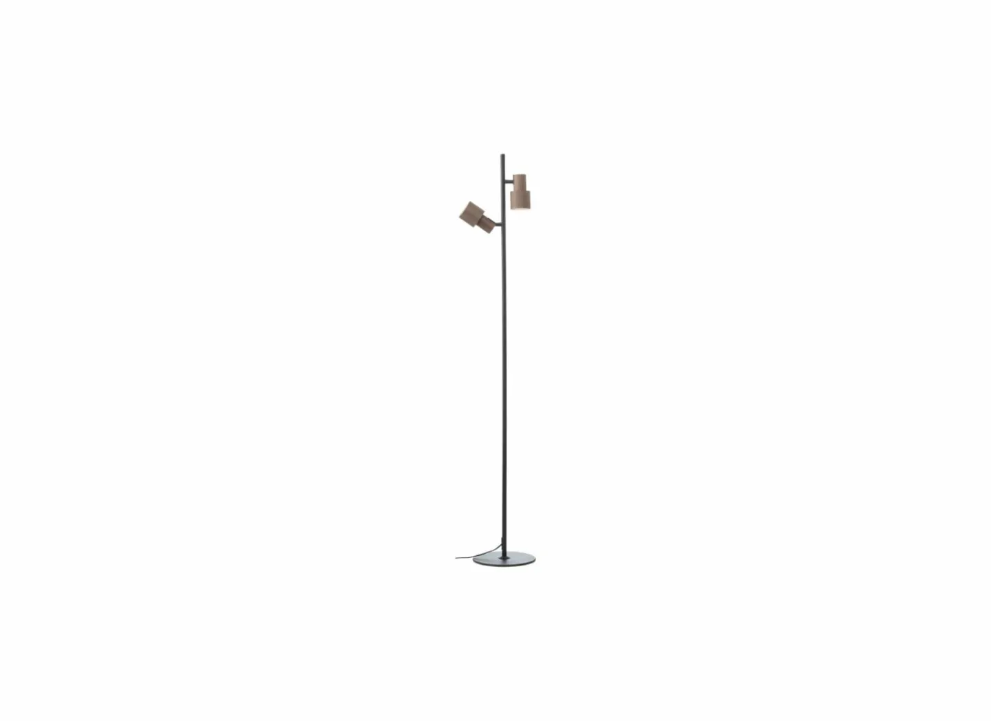Brilliant Staande lamp Cadiz GU10 H140cm - aluminium - zwart & brons- Andere Vloerlampen