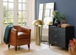 Staande lamp Champi H97cm E27 - staal - goud- Andere Vloerlampen