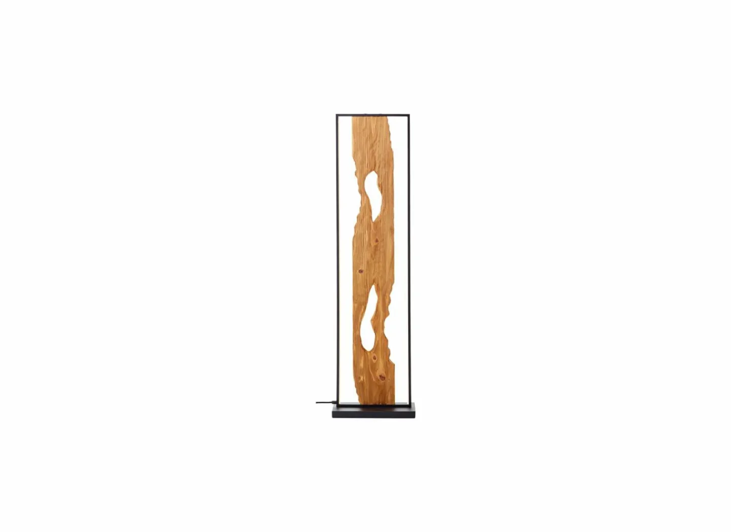 Brilliant Staande lamp Chaumont LED H120cm - hout massief - bruin- Andere Vloerlampen
