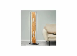 Brilliant Staande lamp Chaumont LED H120cm - hout massief - bruin- Andere Vloerlampen