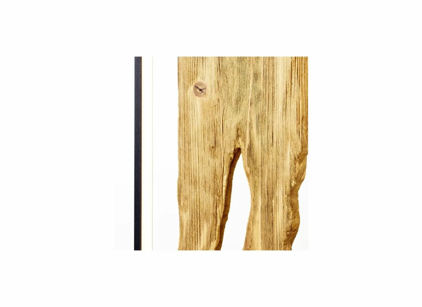 Brilliant Staande lamp Chaumont LED H120cm - hout massief - bruin- Andere Vloerlampen