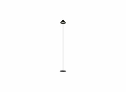 Andere Vloerlampen|Staande lamp LED H133cm - staal - zwart