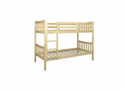 Stapelbed Tinkerbell 90x200cm met bodem - den massief - naturel- Stapelbedden|Stapelbedden