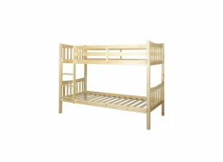 Stapelbed Tinkerbell 90x200cm met bodem - den massief - naturel- Stapelbedden|Stapelbedden