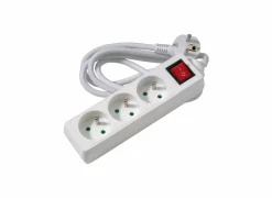 Stekkerdozen|Energie Besparen|Stekkerdoos met schakelaar, 3-voudig