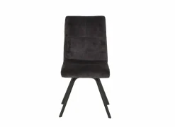 Eetkamerstoelen|Stoel Adore 46x60x87cm - stof - antraciet
