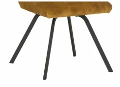 Stoel Adore 46x60x87cm - stof - goud- Eetkamerstoelen