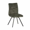 Stoel Adore 46x60x87cm - stof - hunter groen- Eetkamerstoelen