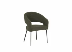 Stoel Agis 56x55x82cm - stof - groen- Bezoekersstoel|Eetkamerstoelen