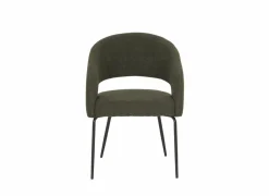 Stoel Agis 56x55x82cm - stof - groen- Bezoekersstoel|Eetkamerstoelen