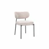 Stoel Alien 43x43x66cm - stof - taupe- Eetkamerstoelen