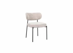 Stoel Alien 43x43x66cm - stof - taupe- Eetkamerstoelen