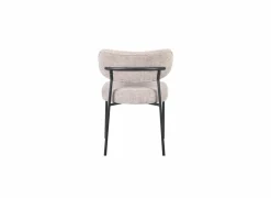 Stoel Alien 43x43x66cm - stof - taupe- Eetkamerstoelen