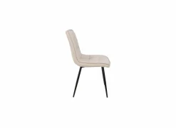 Eetkamerstoelen|Stoel Aqaba 45x58x90cm - stof - beige