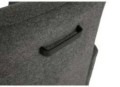 Eetkamerstoelen|Stoel Aragon 60x70x100cm - stof - antraciet