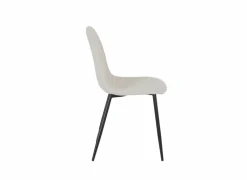 Stoel Charlton 44x53x87cm - molton - boucle beige- Eetkamerstoelen