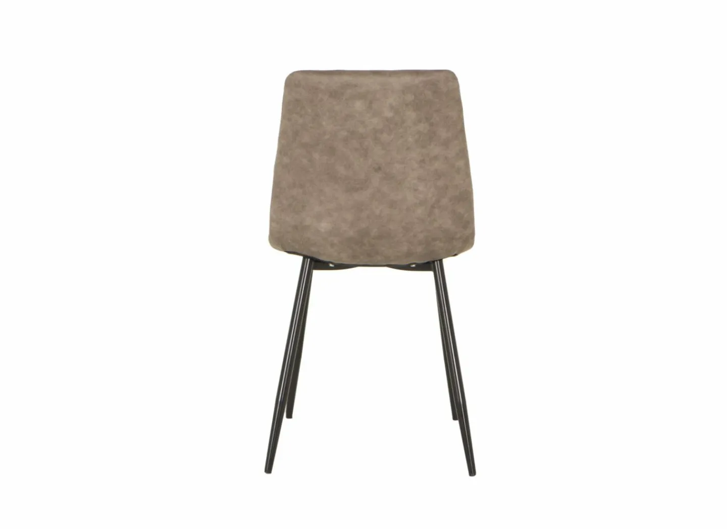 Stoel Churchill 46x54,5x85cm - metaal/stof - taupe- Eetkamerstoelen