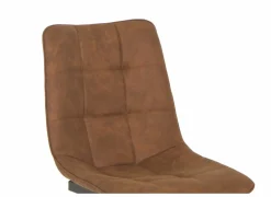 Eetkamerstoelen|Stoel Cloud 46,5x57x86cm - microvezel - cognac