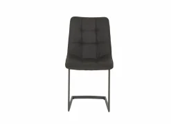 Stoel Cloud 46,5x57x86cm - microvezel - zwart- Eetkamerstoelen