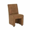 Eetkamerstoelen|Stoel Cowboy 51x60x95cm - microvezel - cognac preston