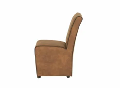 Eetkamerstoelen|Stoel Cowboy 51x60x95cm - microvezel - cognac preston