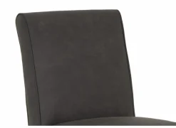 Stoel Cowboy 51x60x95cm - microvezel - zwart preston- Eetkamerstoelen