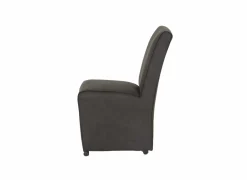 Stoel Cowboy 51x60x95cm - microvezel - zwart preston- Eetkamerstoelen