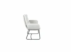 Eetkamerstoelen|Stoel Crux 67x62x93cm - stof - cream