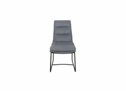 Stoel Crux 64x50x92cm - stof - grijs- Eetkamerstoelen