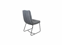 Stoel Crux 64x50x92cm - stof - grijs- Eetkamerstoelen