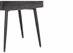 Eetkamerstoelen|Stoel Daly 55x60x86cm - polyestervezel - grijs