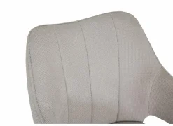 Eetkamerstoelen|Stoel Daly 55x60x86cm - polyestervezel - beige