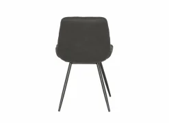 Stoel Driss 51x53x80cm - stof - zwart- Eetkamerstoelen