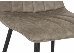 Eetkamerstoelen|Stoel Dublin stof taupe