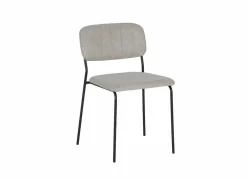 Stoel Epoca 46x54,5x85cm - stof - beige- Eetkamerstoelen