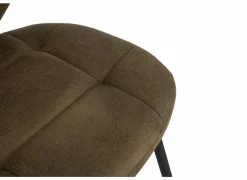 Eetkamerstoelen|Stoel Factory 50x57x84cm - stof - bruin