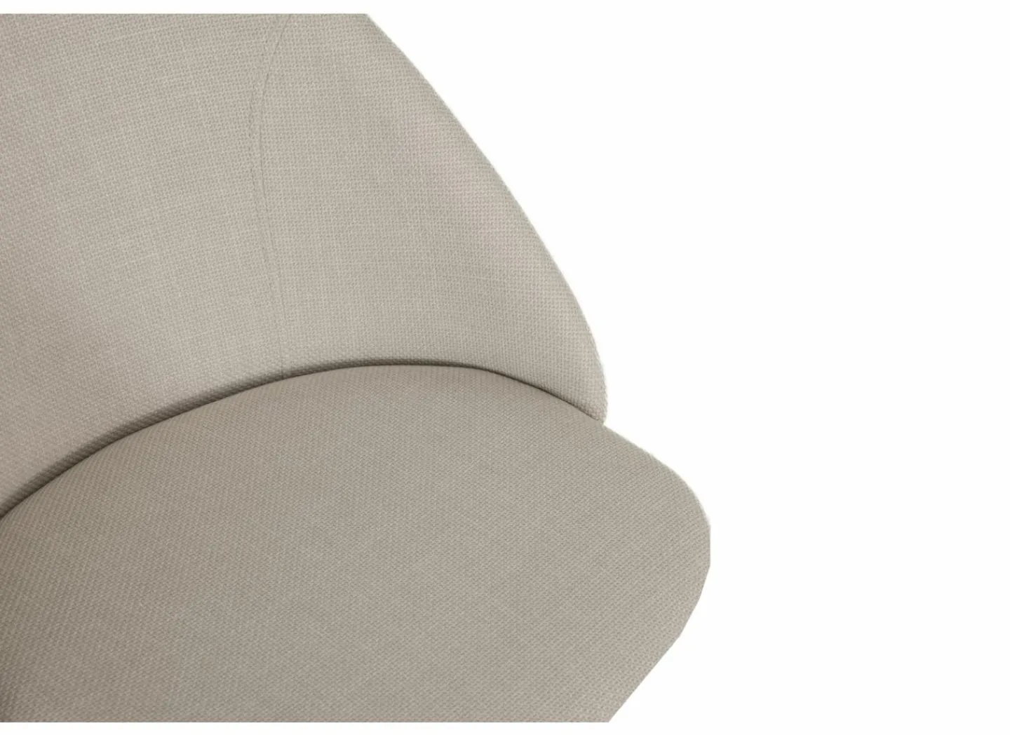 Perfecta Stoel Fixie 54,5x59x83,5cm - stof - wit- Eetkamerstoelen