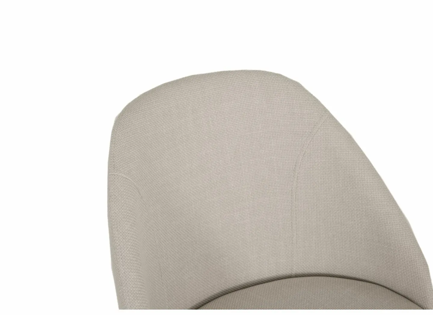 Perfecta Stoel Fixie 54,5x59x83,5cm - stof - wit- Eetkamerstoelen