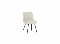 Stoel Found 50x60x82cm - bouclé - wit- Keukenstoelen|Eetkamerstoelen