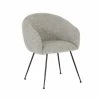 Stoel Foy 60x62x79cm - stof - grijs- Eetkamerstoelen|Fauteuils