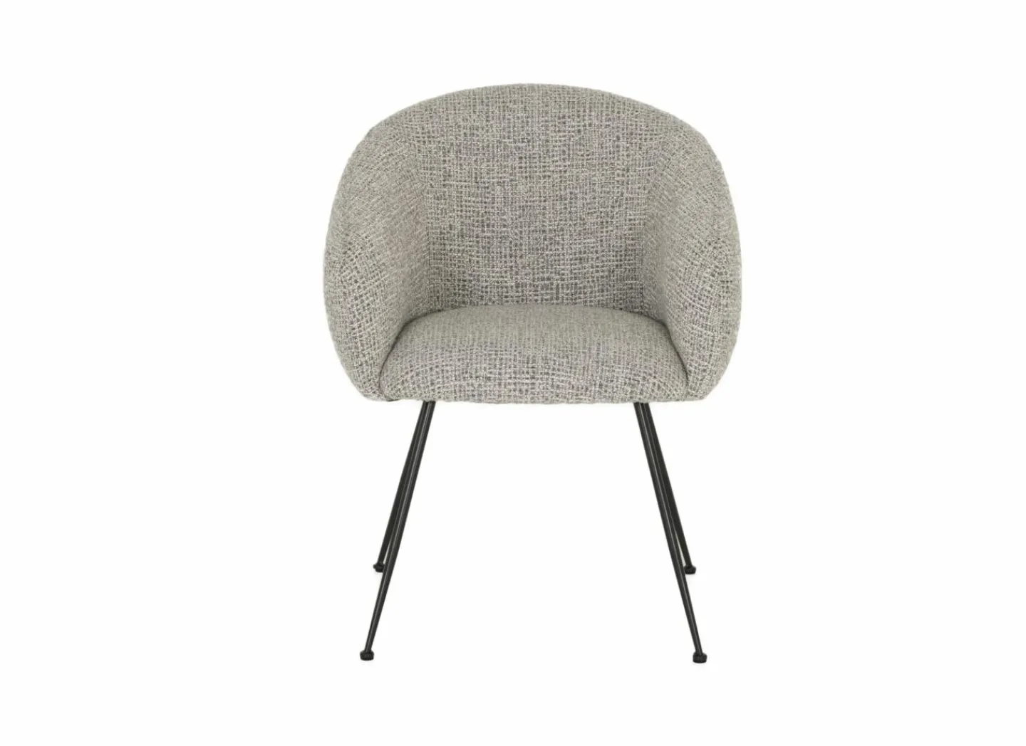 Stoel Foy 60x62x79cm - stof - grijs- Eetkamerstoelen|Fauteuils