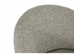 Stoel Foy 60x62x79cm - stof - grijs- Eetkamerstoelen|Fauteuils