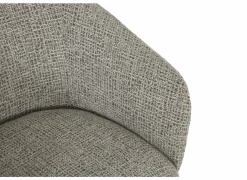 Stoel Foy 60x62x79cm - stof - grijs- Eetkamerstoelen|Fauteuils