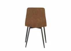 Eetkamerstoelen|Stoel Furu 45x51x85cm - microvezel - cognac
