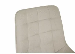 Stoel Gunner 52x60,5x85cm - polyestervezel - beige- Eetkamerstoelen