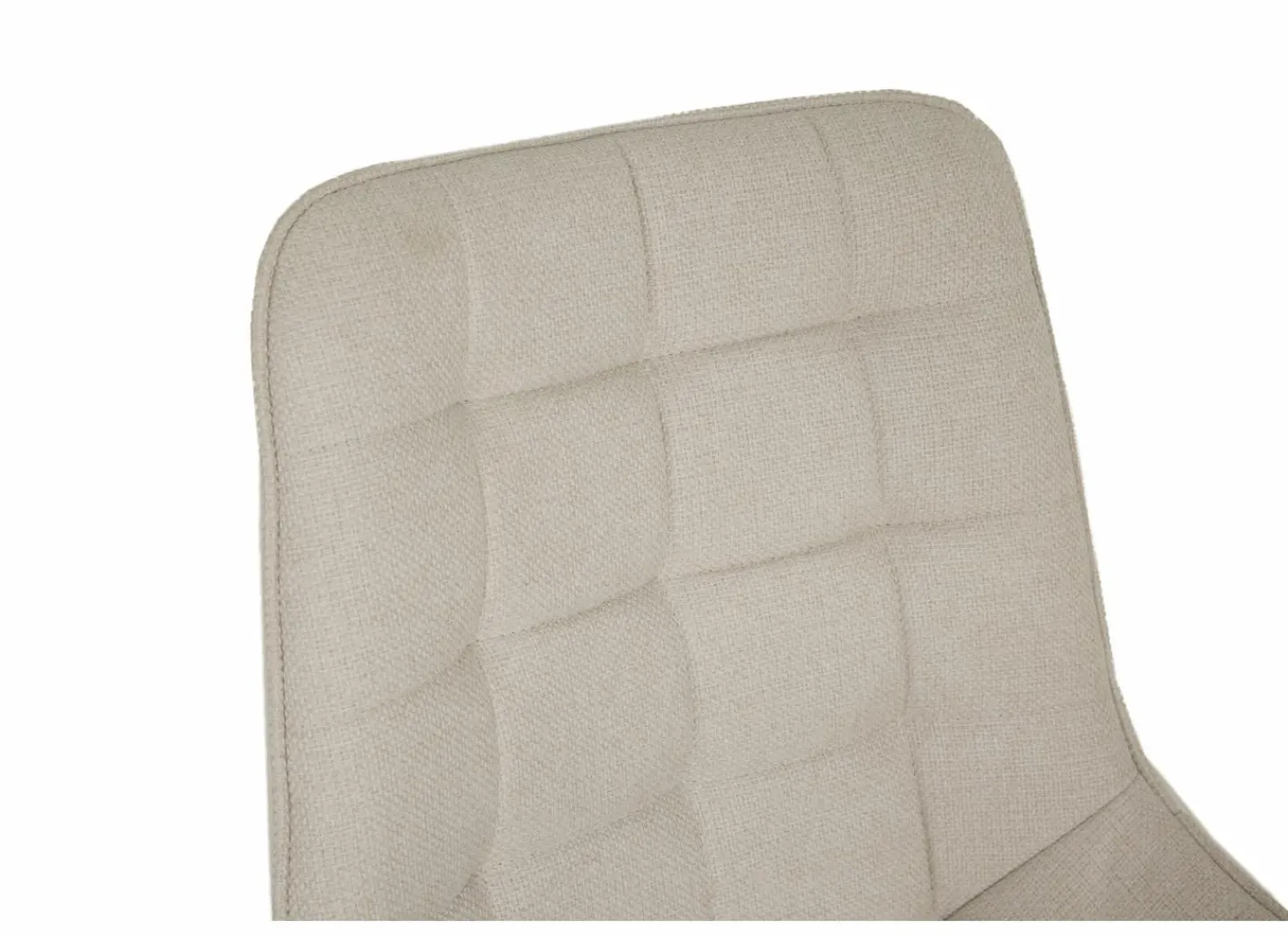 Stoel Gunner 52x60,5x85cm - polyestervezel - beige- Eetkamerstoelen