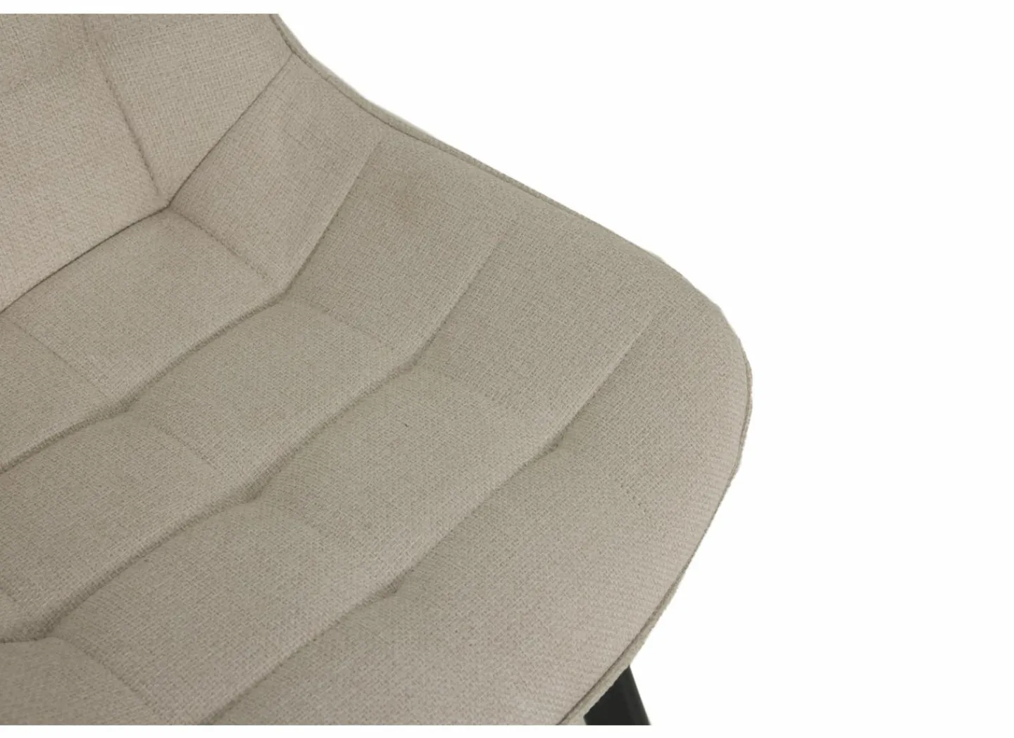 Stoel Gunner 52x60,5x85cm - polyestervezel - beige- Eetkamerstoelen