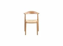 Eetkamerstoelen|Stoel Harvey 57x53x79cm - eik massief rotan - naturel