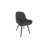 Stoel House 53x61,6x86,5cm - stof - grijs- Eetkamerstoelen